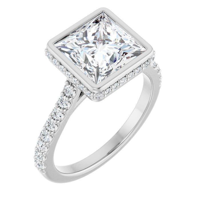 14K White | Square