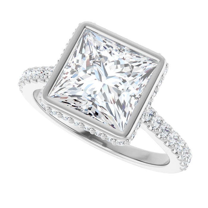 14K White | Square
