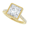 14K Yellow | Square