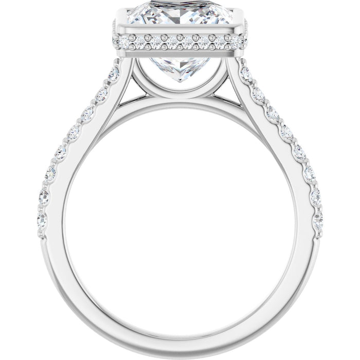 14K White | Square