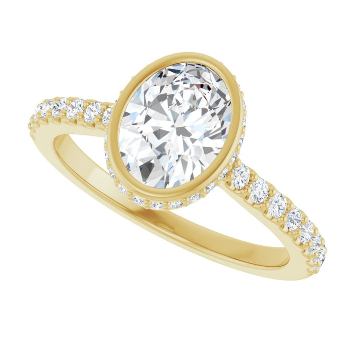 14K Yellow | Oval