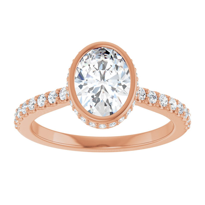 14K Rose | Oval