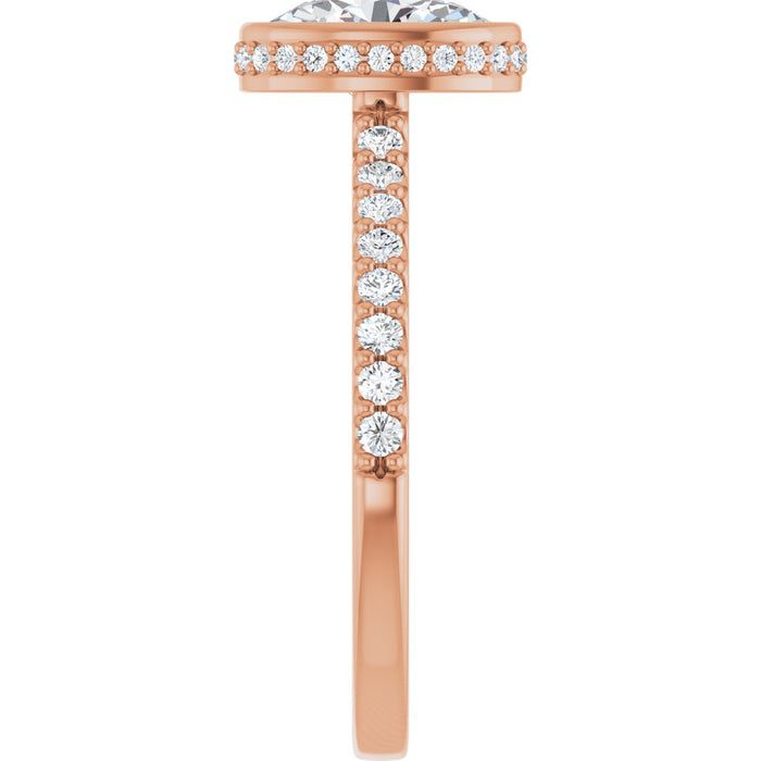 14K Rose | Oval