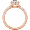 14K Rose | Oval