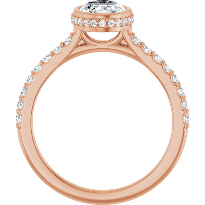 14K Rose | Oval