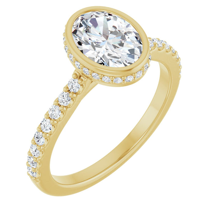 14K Yellow | Oval