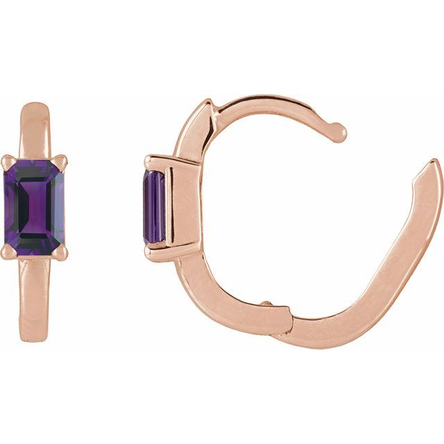 Natural Amethyst | Emerald | 5 x 3mm