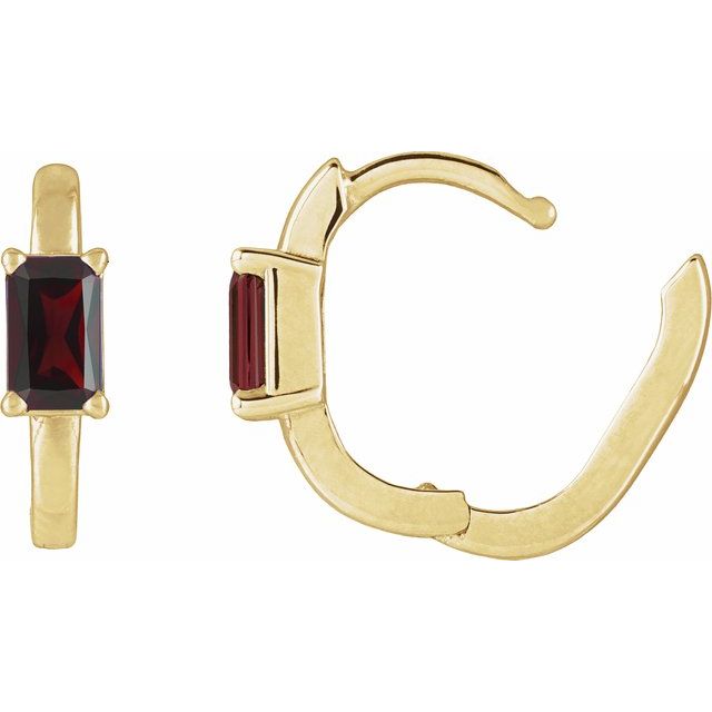 Natural Mozambique Garnet | Emerald | 5 x 3mm