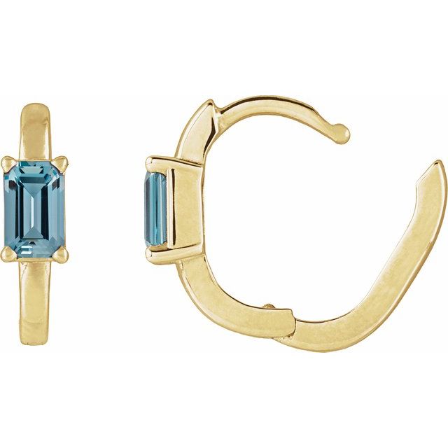Natural Aquamarine | Emerald | 5 x 3mm