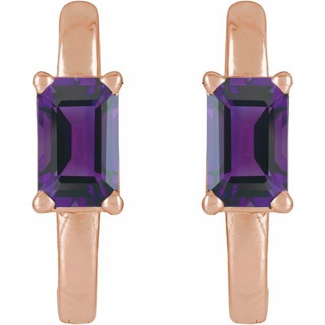 Natural Amethyst | Emerald | 5 x 3mm