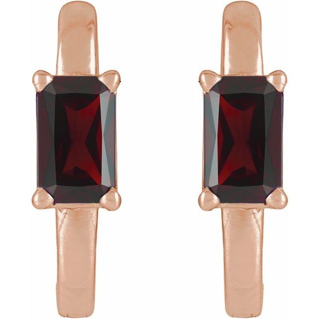 Natural Mozambique Garnet | Emerald | 5 x 3mm