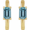 Natural Aquamarine | Emerald | 5 x 3mm
