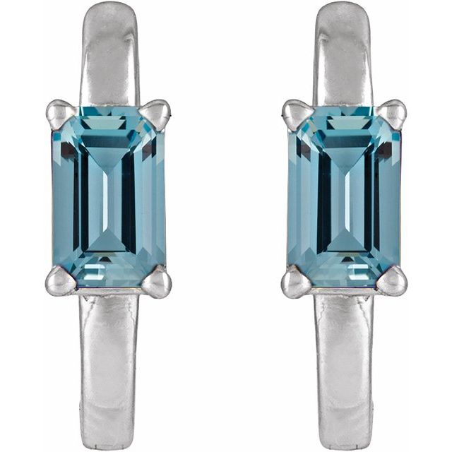Natural Aquamarine | Emerald | 5 x 3mm