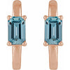 Natural Aquamarine | Emerald | 5 x 3mm