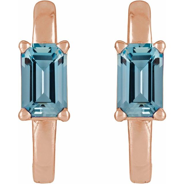 Natural Aquamarine | Emerald | 5 x 3mm