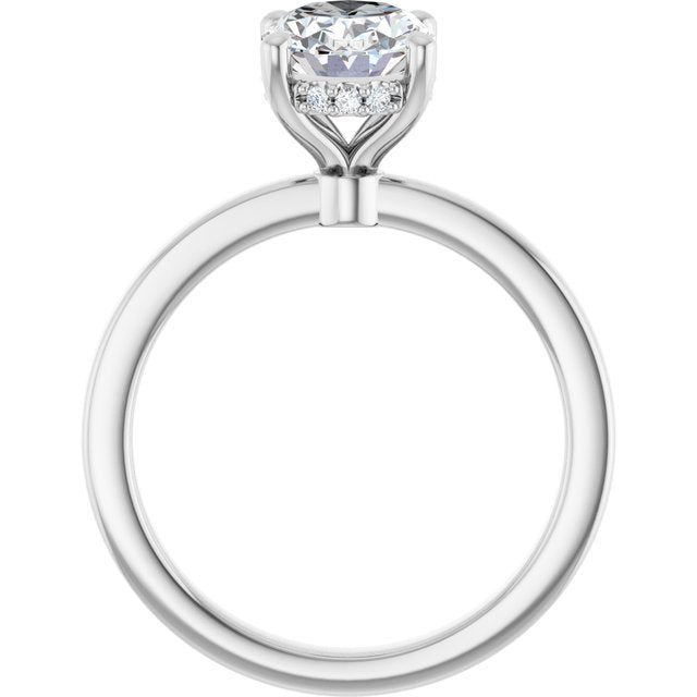 Lab-Grown Diamond | Oval | 9 x 7mm