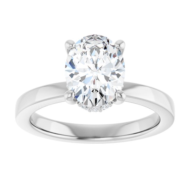 Lab-Grown Diamond | Oval | 9 x 7mm