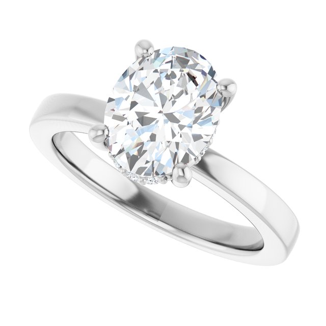 Lab-Grown Diamond | Oval | 9 x 7mm
