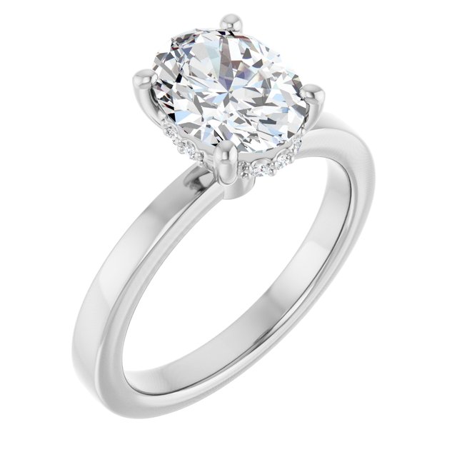 Lab-Grown Diamond | Oval | 9 x 7mm