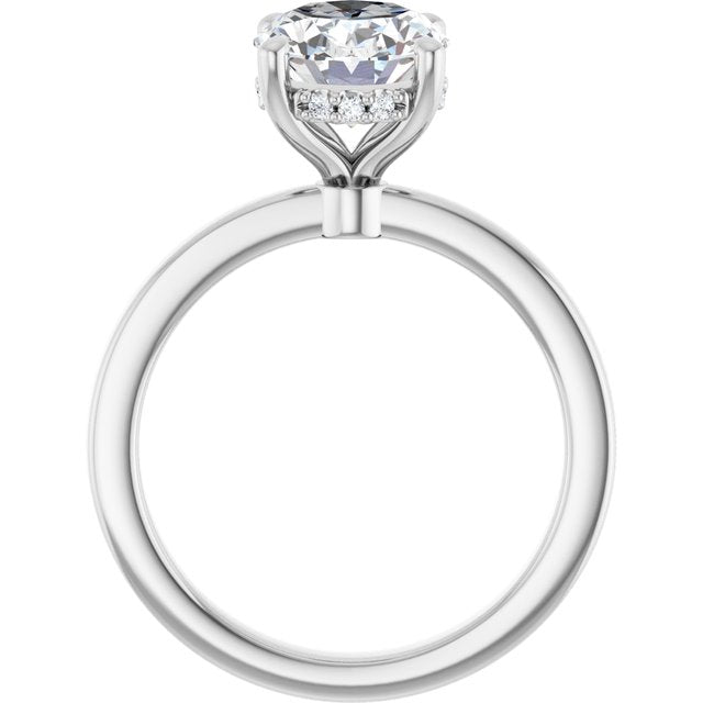 Lab-Grown Diamond | Oval | 10 x 8mm