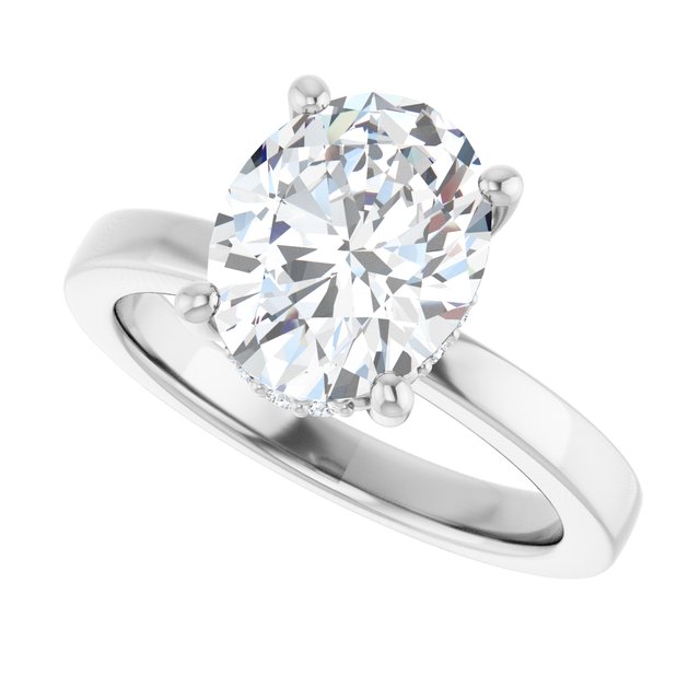 Lab-Grown Diamond | Oval | 10 x 8mm