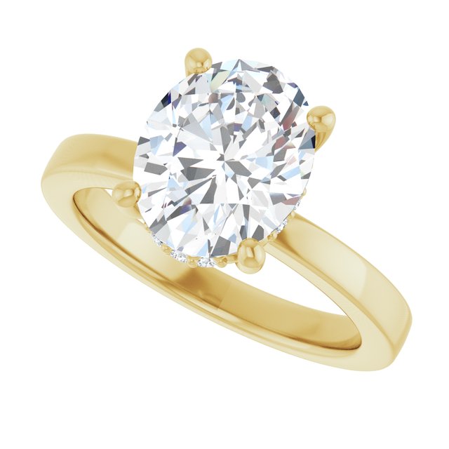 Lab-Grown Diamond | Oval | 10 x 8mm