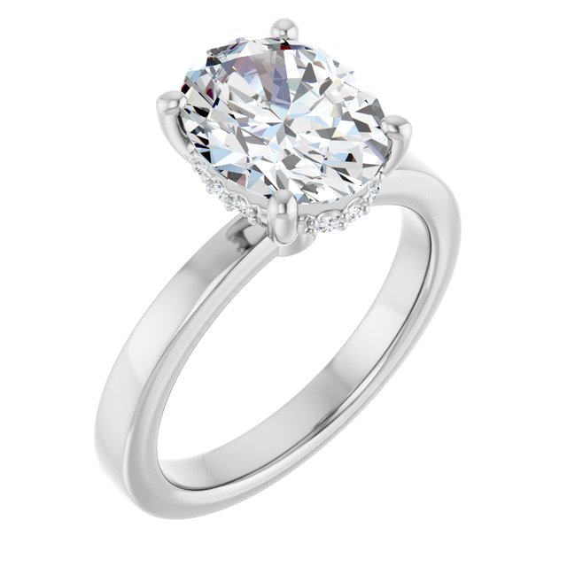 Lab-Grown Diamond | Oval | 10 x 8mm
