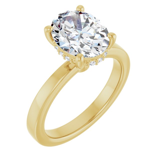 Lab-Grown Diamond | Oval | 10 x 8mm