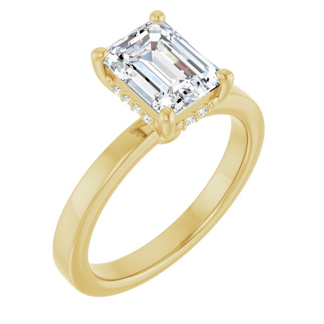 Lab-Grown Diamond | Emerald | 8 x 6mm