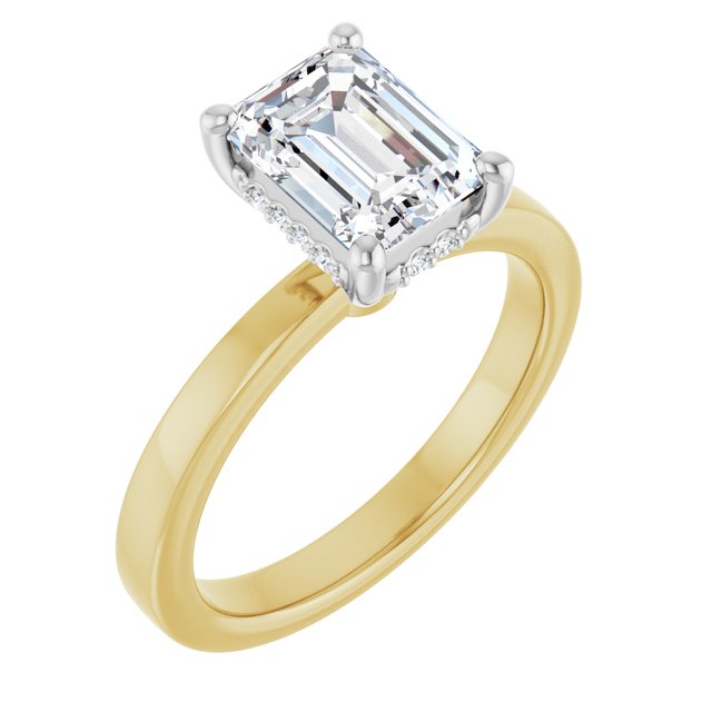 Lab-Grown Diamond | Emerald | 8 x 6mm