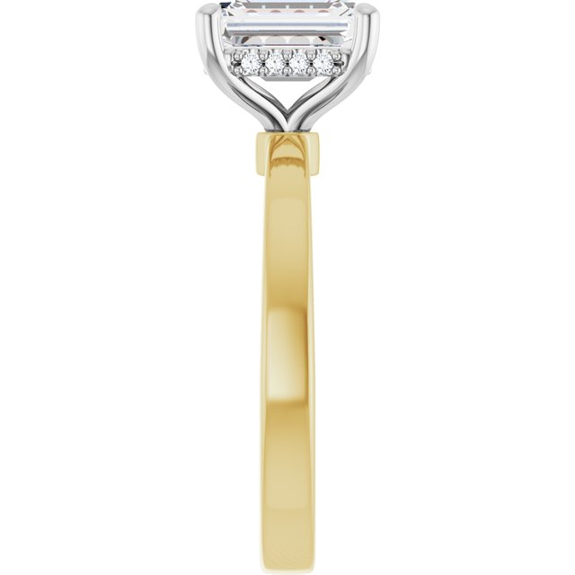 Lab-Grown Diamond | Emerald | 8 x 6mm