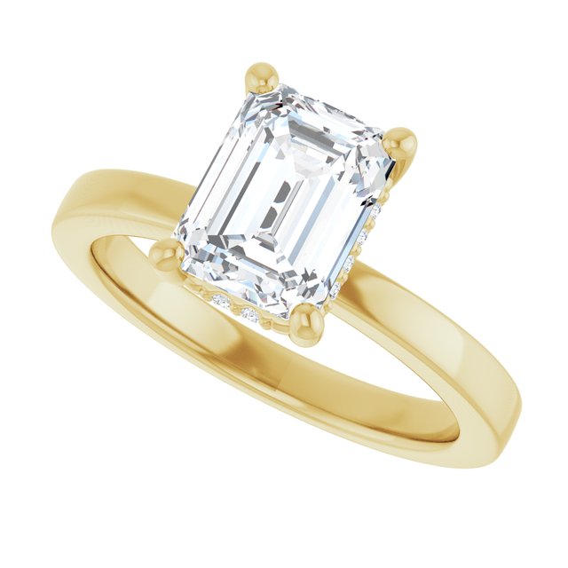 Lab-Grown Diamond | Emerald | 8 x 6mm