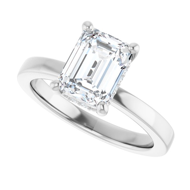Lab-Grown Diamond | Emerald | 8 x 6mm