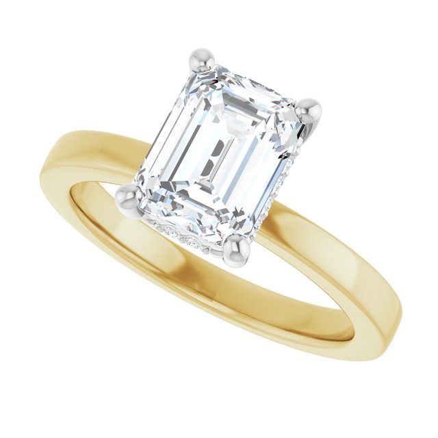 Lab-Grown Diamond | Emerald | 8 x 6mm
