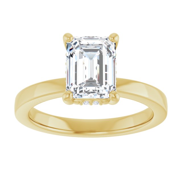 Lab-Grown Diamond | Emerald | 8 x 6mm