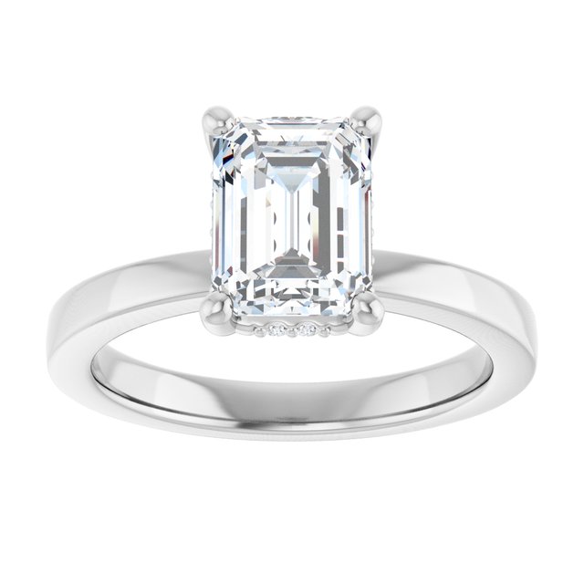 Lab-Grown Diamond | Emerald | 8 x 6mm