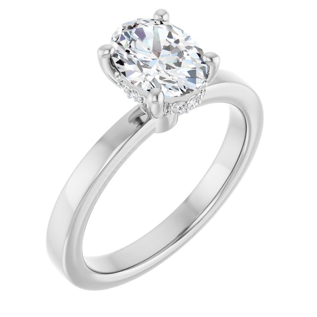 Lab-Grown Diamond | Oval | 8 x 6mm