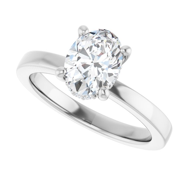 Lab-Grown Diamond | Oval | 8 x 6mm