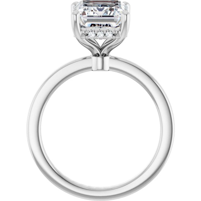 Lab-Grown Diamond | Emerald | 10 x 8mm