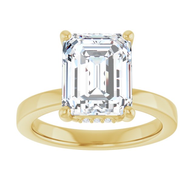 Lab-Grown Diamond | Emerald | 10 x 8mm