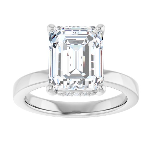 Lab-Grown Diamond | Emerald | 10 x 8mm