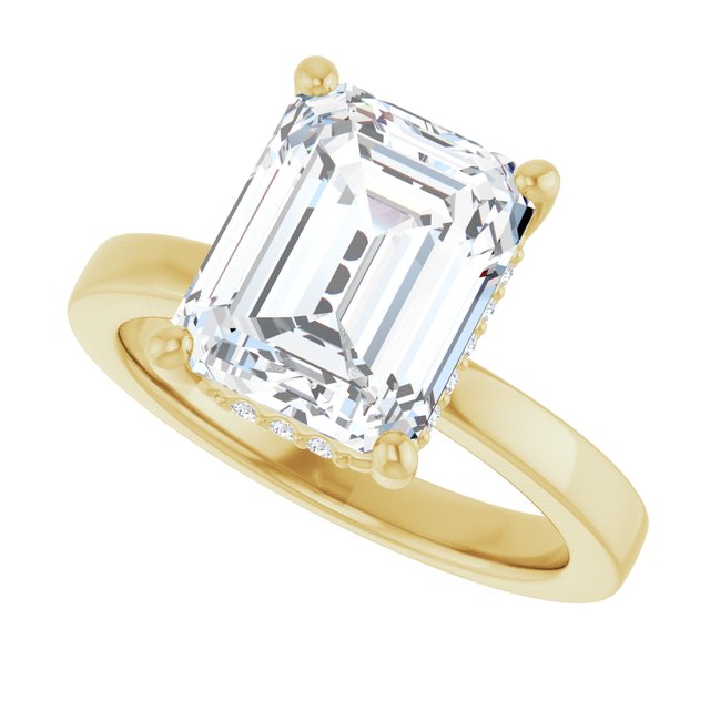 Lab-Grown Diamond | Emerald | 10 x 8mm