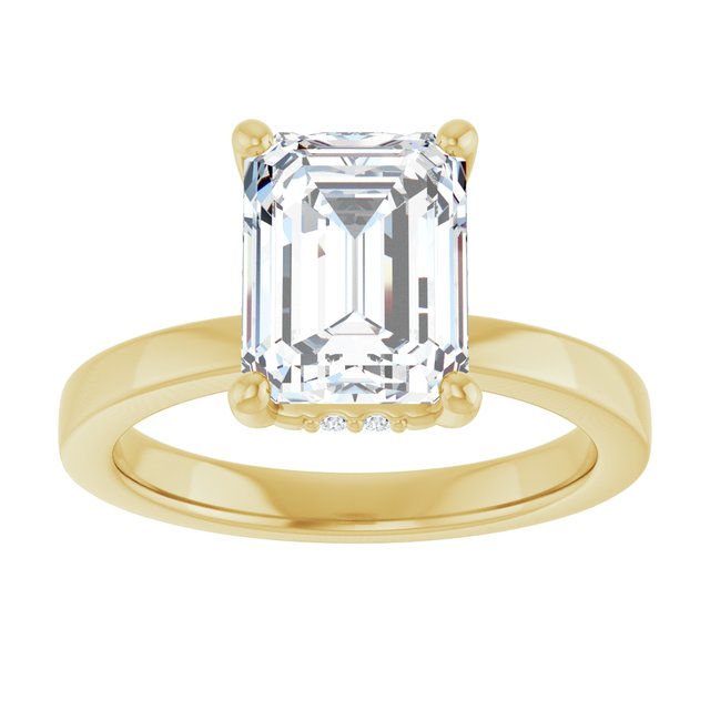 Lab-Grown Diamond | Emerald | 9 x 7mm