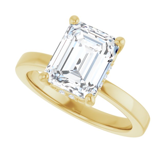 Lab-Grown Diamond | Emerald | 9 x 7mm