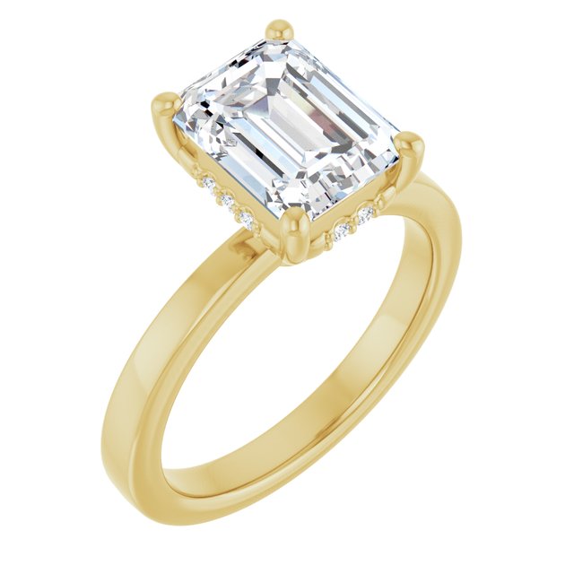 Lab-Grown Diamond | Emerald | 9 x 7mm