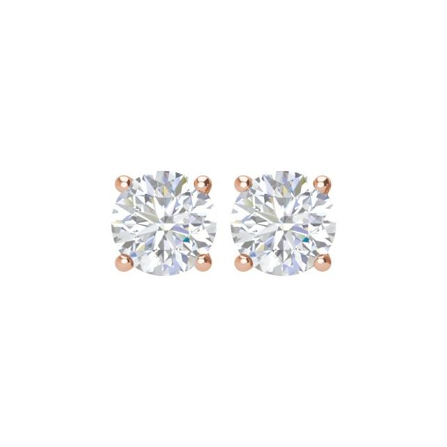 Lab-Grown Diamond | Round | 8mm :: 4 Ctw | Natural Diamond | Round | 6.3mm :: 2 Ctw | Natural Diamond | Round | 5mm :: 1 Ctw