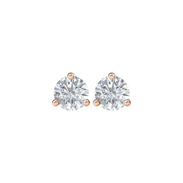Natural Diamond | Round | 5mm :: 1 Ctw | Natural Diamond | Round | 5.75mm :: 1 1/2 Ctw | Natural Diamond | Round | 6.3mm :: 2 Ctw