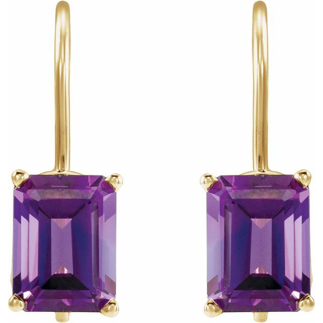 Natural Amethyst | Emerald | 10 x 8mm | Natural Amethyst | Emerald | 8 x 6mm | Natural Amethyst | Emerald | 9 x 7mm