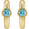 Natural Blue Zircon | Round | 3mm