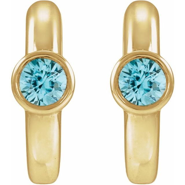 Natural Blue Zircon | Round | 3mm